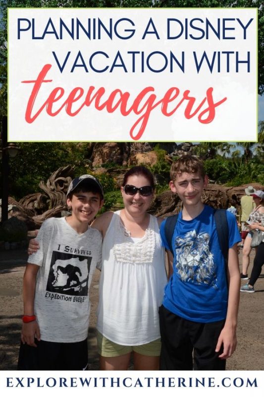 Planning A Disney Vacation With Teenagers