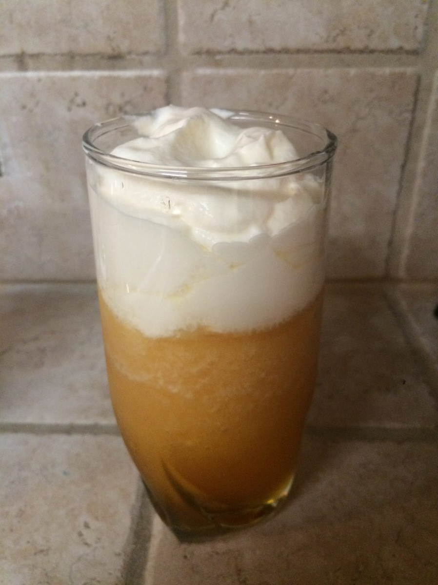 A cold glass of LeFou’s Brew