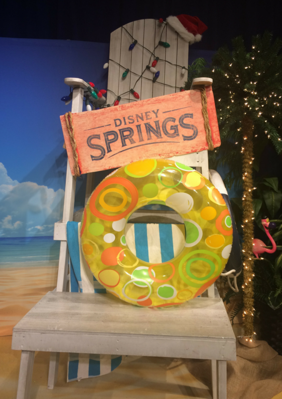 Large beach chair in Disney Springs