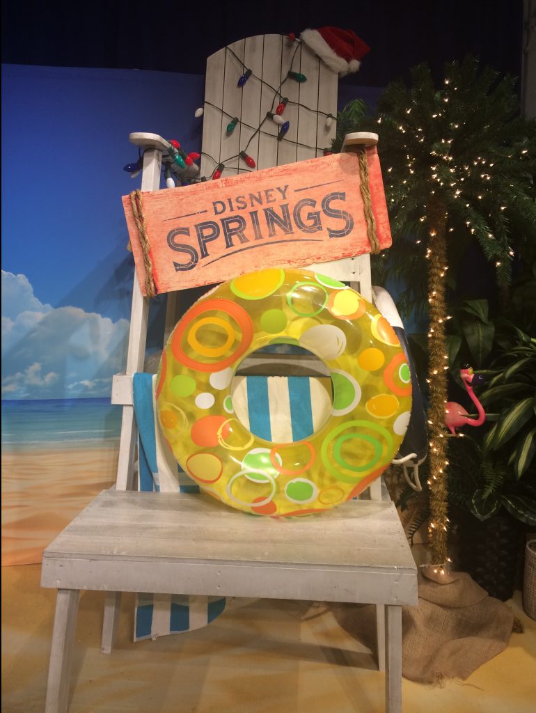 A giant lawn chair in Disney Springs
