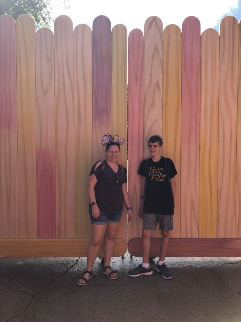 Popsicle Stick Wall in Toy Story Land at Disney’s Hollywood Studios