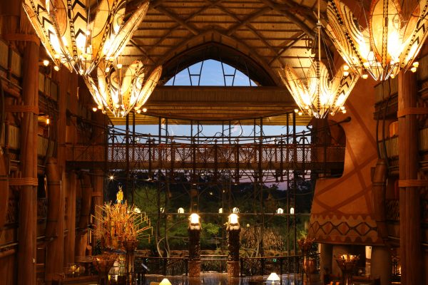 Lobby at Animal Kingdom Lodge