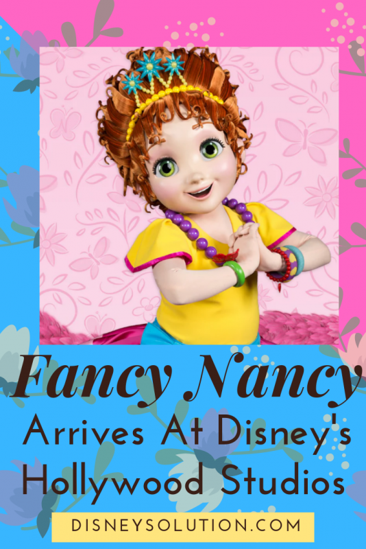 Fancy Nancy Arrives At Animation Courtyard at Disney's Hollywood Studios