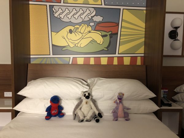 The newly renovated rooms at Pop Century