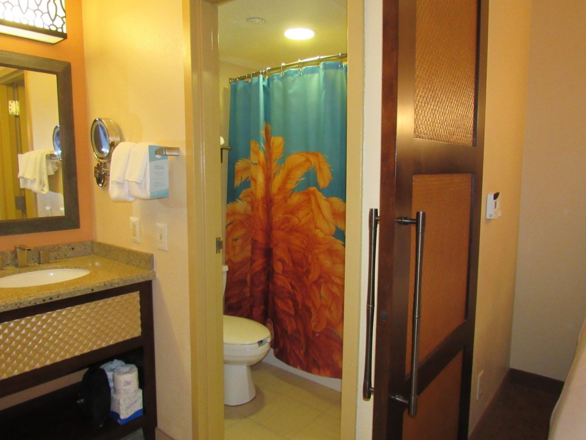 Bathroom area at Disney's Caribbean Beach