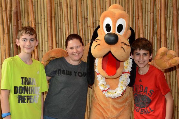 Meeting Pluto at Disney's Polynesian Village Resort