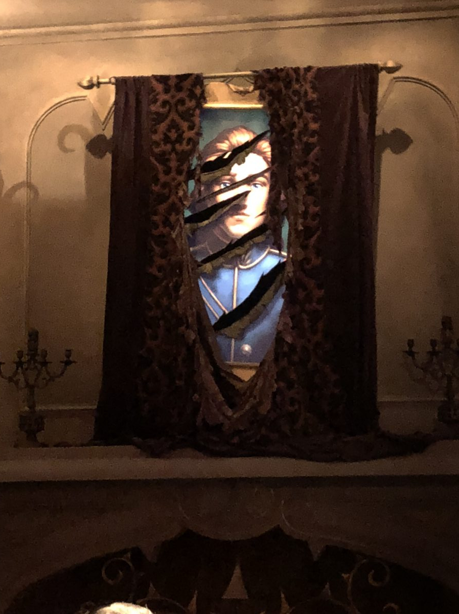Photo of Prince Adam, hanging in the Beast's Room, in Be Our Guest