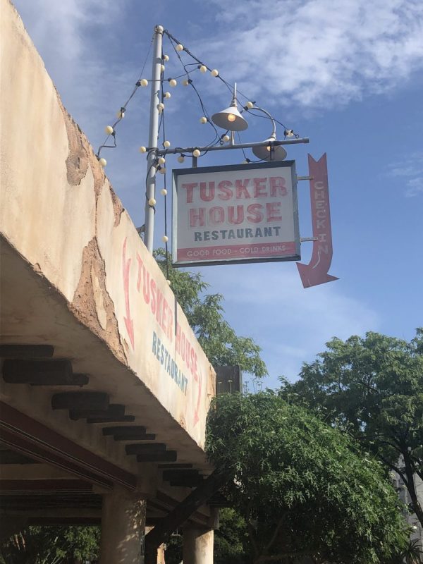 Sign for Tusker House Restaurant at Disney's Animal Kingdom