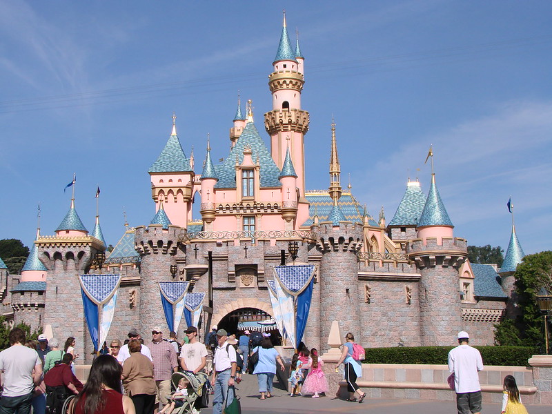 Sleeping Beauty Castle in Disneyland