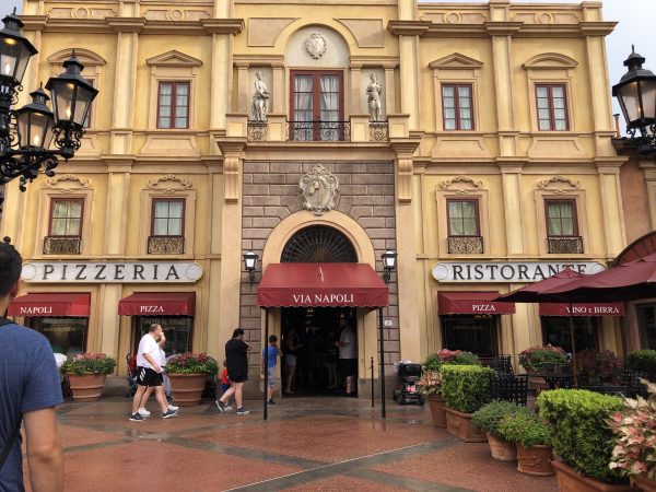 The Italy Pavilion in World Showcase in Epcot