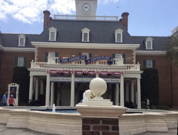 The Americal Adventure in World Showcase in Epcot
