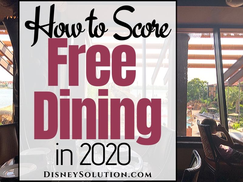 How to score Free Dining in 2020