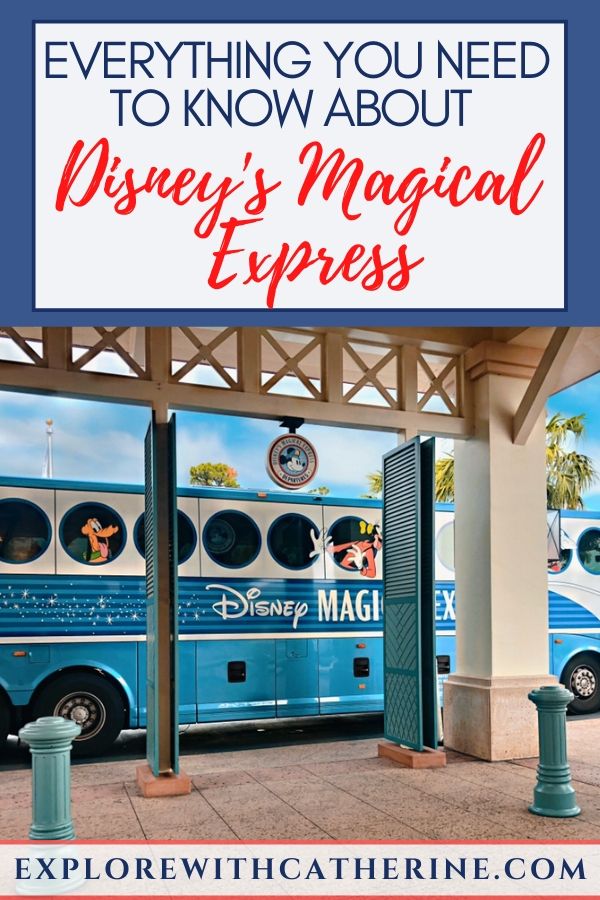 Disney's Magical Express waiting at the bus stop at Disney's Caribbean Beach Resort