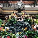 Maui at the entrance of Disney's Polynesian Village Resort