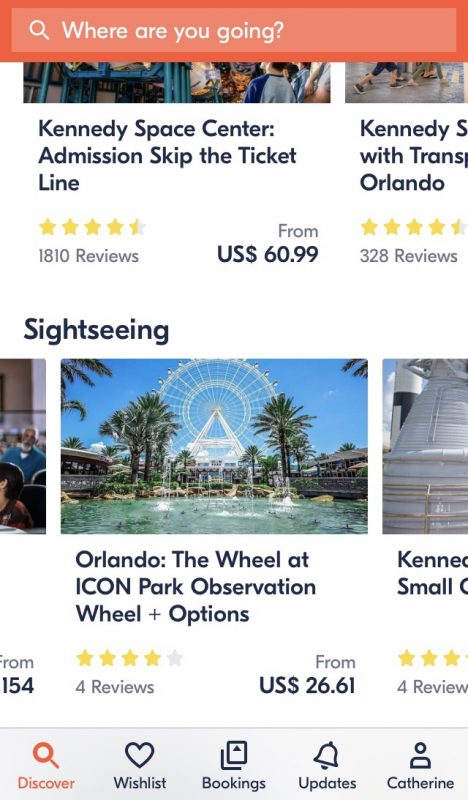 Get Your Guide App Screenshop