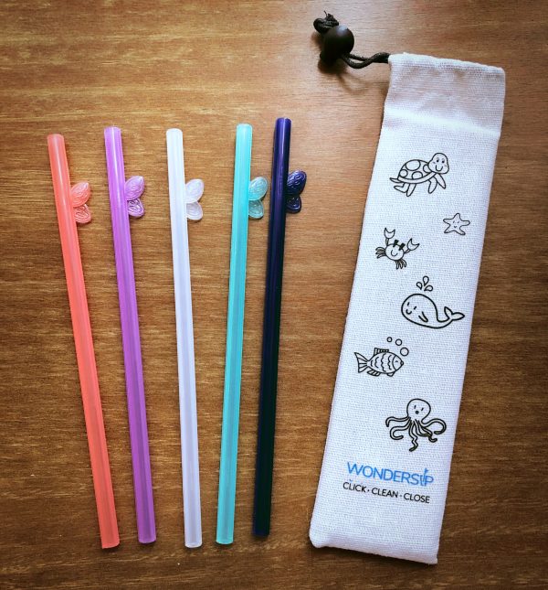 Wondersip one click open reusable straw is a great gift for anyone wanting to reduce their plastic waste on vacation