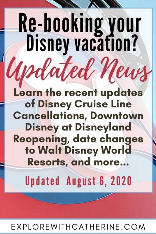 Want To Rebook Your Disney Vacation? What You Need To Know