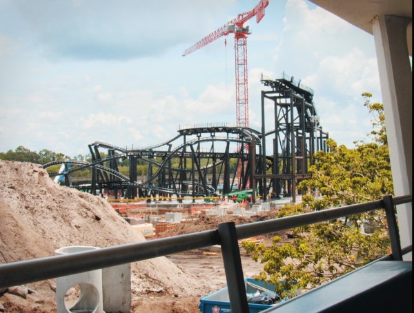 Tron Lightcycle Power Run Construction (July 2019)