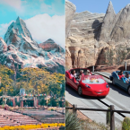 Expedition Everest and Radiator Springs Racers Side By Side
