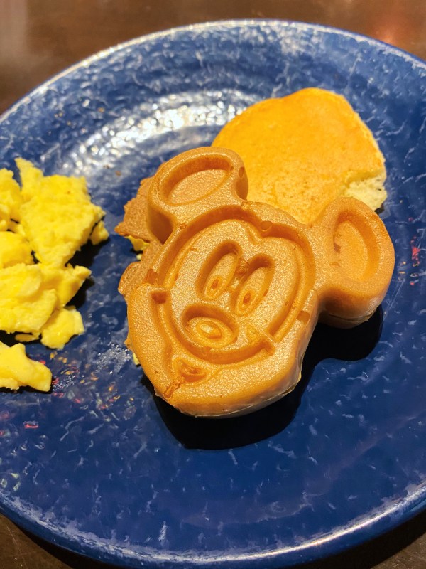 Mickey waffle at Boma, in Disney's Animal Kingdom
