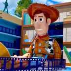 Woody Statue outside All Star Movies