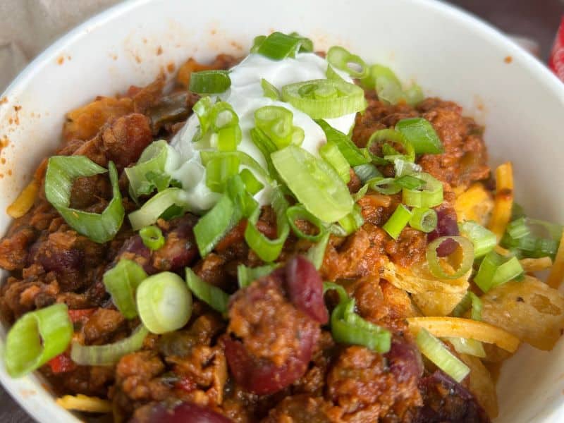 Vegan Totchos in Disney's Hollywood Studios. You can find it at Woody's Lunchbox