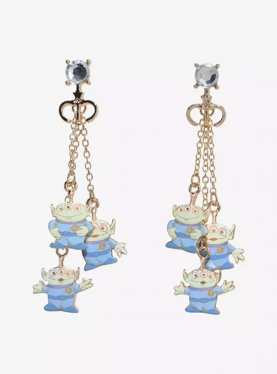 Little Green Alien Earrings