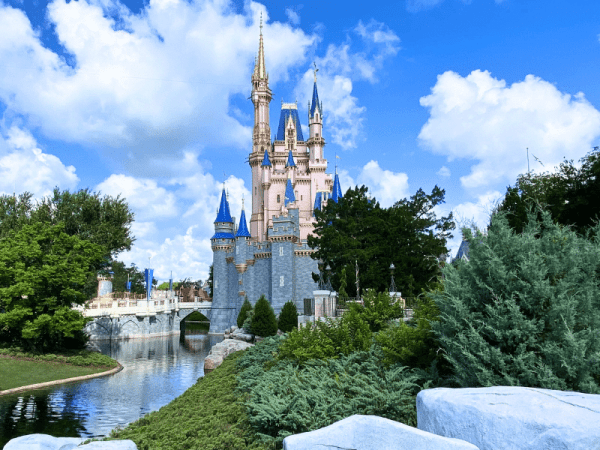 Cinderella Castle from the side