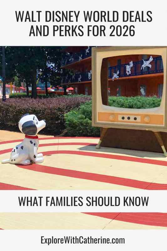 Pinterest pin for Walt Disney World perks and deals in 2026