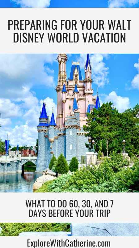 Pinterest pin for preparing for you Walt Disney World vacation