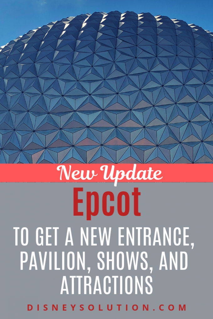 Pinterest graphic - updates for Epcot
