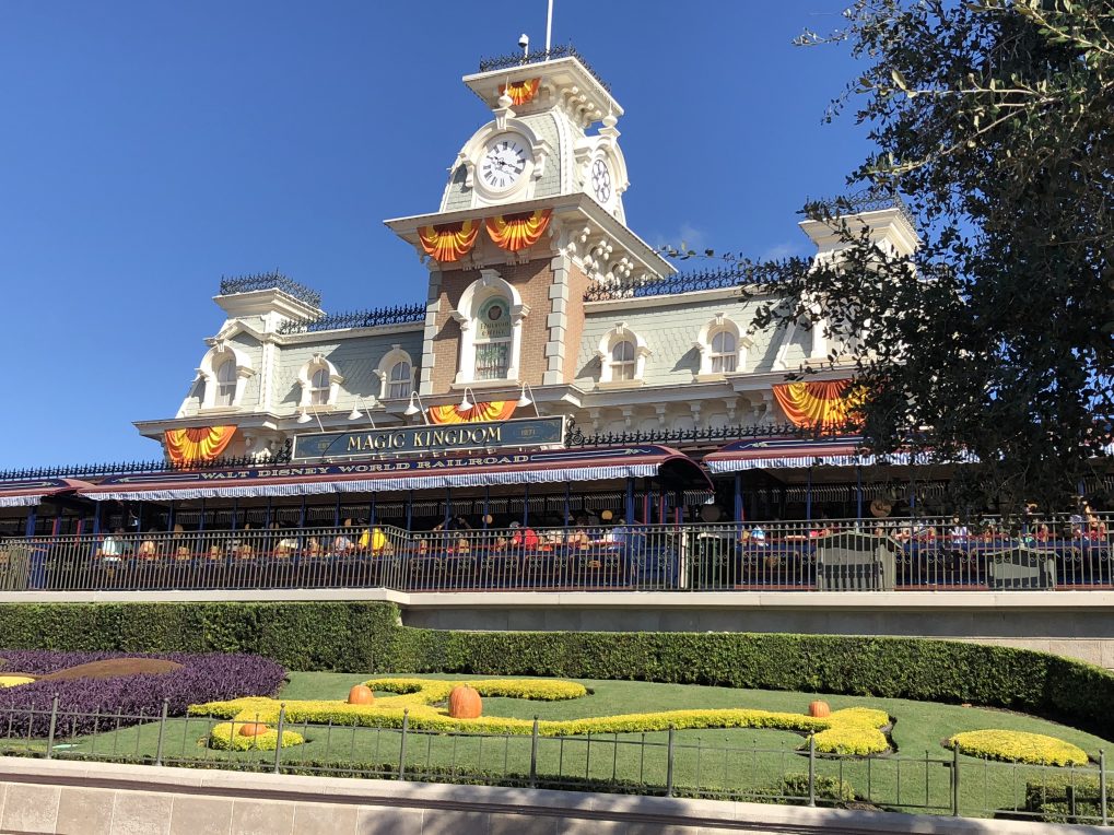 The train station at Magic Kingdom in Walt Disney World