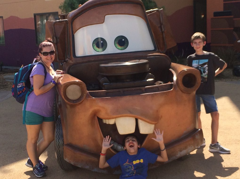 Meeting Mater at Disney’s Art of Animation Resort