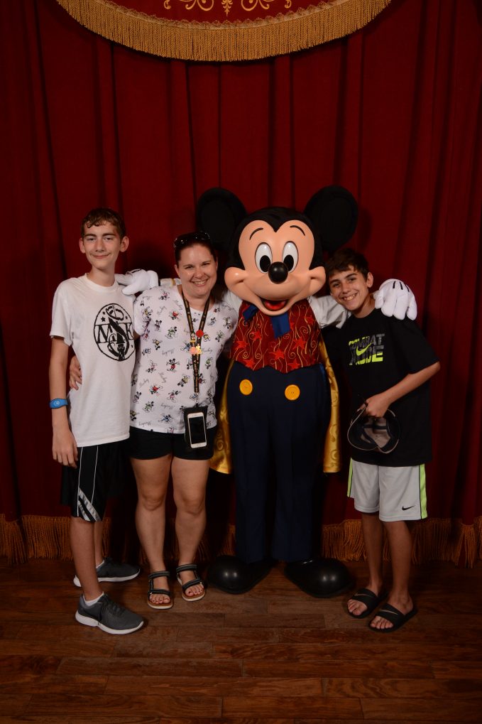 Mickey Mouse Meet and Greet in Magic Kingdom at the Town Square Theater on Main Street USA